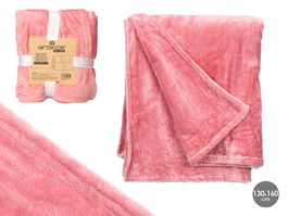 Giftdecor Manta Sedalina Rosa 130 x 160 cm (Set de 8)