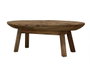 DKD Home Decor Mesa de Centro de Madera Reciclada 140x60x35 Marrón Natural
