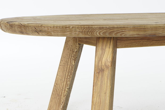 DKD Home Decor Mesa de Centro de Madera Reciclada 140x60x35 Marrón Natural