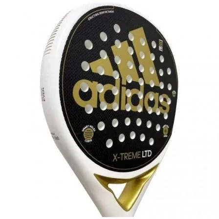 Adidas XTREME WH GD Pala de Pádel X-Treme LTD Avanzada Control Precisión Potencia Blanca Oro Goma EVA Soft