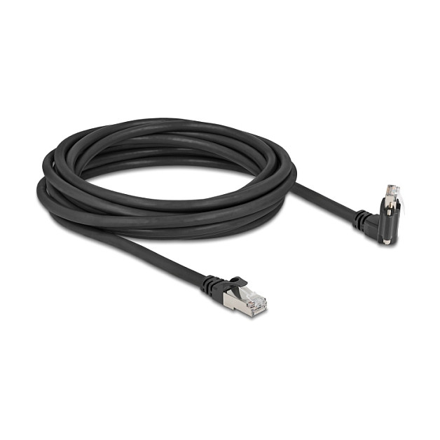 DeLOCK 80920 Cable de red GigE Cat6 S/FTP 5 m Negro