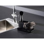 Wenko Organizador de fregadero Orio negro mate