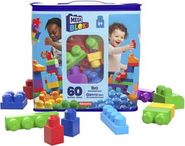 Hasbro Bolsa de Construcción 60 Bloques Mega Bloks