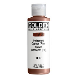Golden Fluid Colores Acrílicos Cobre Iridiscente (Fino) 118ml