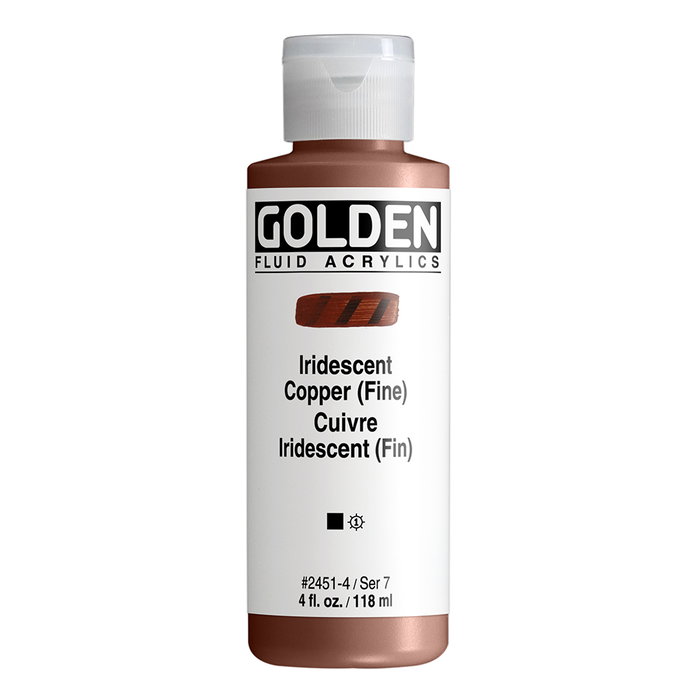 Golden Fluid Colores Acrílicos Cobre Iridiscente (Fino) 118ml Golden Fluid Colores Acrílicos Cobre Iridiscente (Fino) 118ml