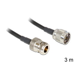 DeLOCK Cable Coaxial LMR195 N Macho a N Hembra 3 m
