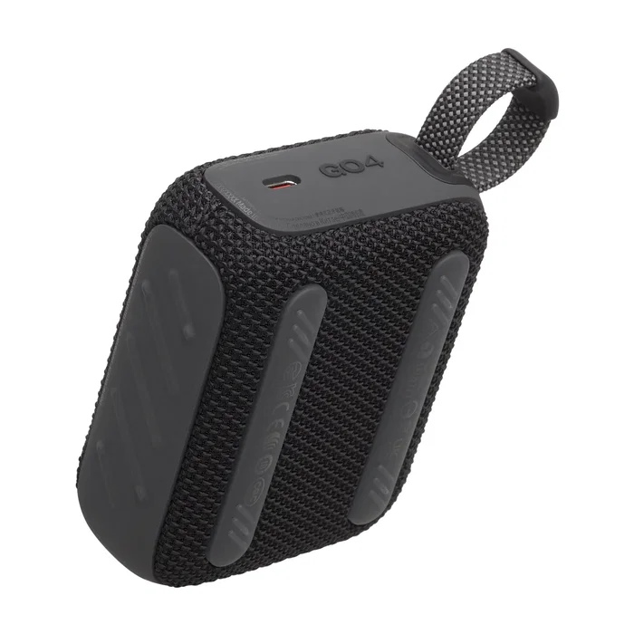 JBL Go 4 Altavoz Portátil Bluetooth 4.2 W Monofónico, Resistente al Agua y Polvo IP67, Color Negro, Incluye Cable USB-C