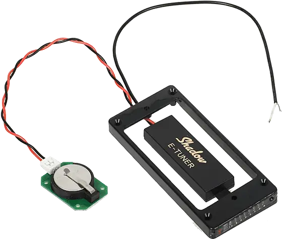 SHADOW Sh Hb-T-Ft-B Humbucker Afinador para Guitarras Flat Top - Negro