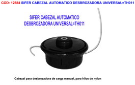 SIFER Cabezal Automático Universal para Desbrozadora TH011(0460)