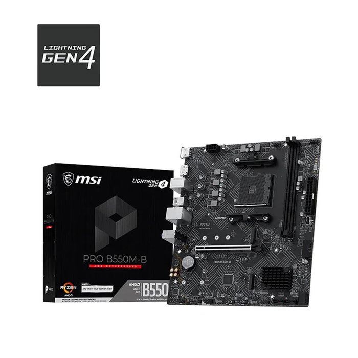 MSI PRO B550M-B mATX AM4 DDR4 MSI PRO B550M-B mATX AM4 DDR4