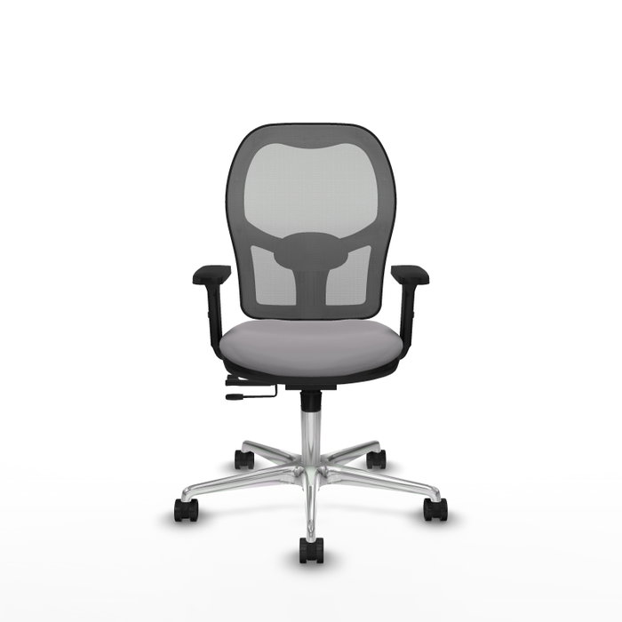 PIQUERAS Y CRESPO Silla de Oficina Jorquera Gris con Mecanismo Sincro/Traslack
