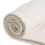 Ixia Plaid Espiga Crema Algodón Decoración 180 x 260 cm