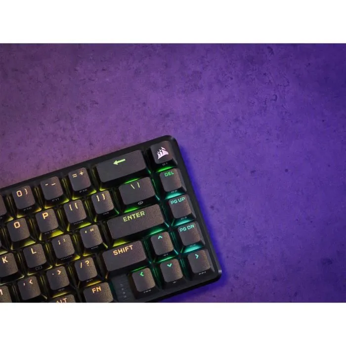 Corsair Teclado Gaming Óptico y Mecánico K65 PRO MINI con Interruptores OPX Retroiluminación LED RGB Negro