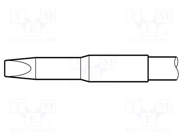 JBC TOOLS Punta de soldadura tipo destornillador 3x1mm JBC TOOLS Punta de soldadura tipo destornillador 3x1mm
