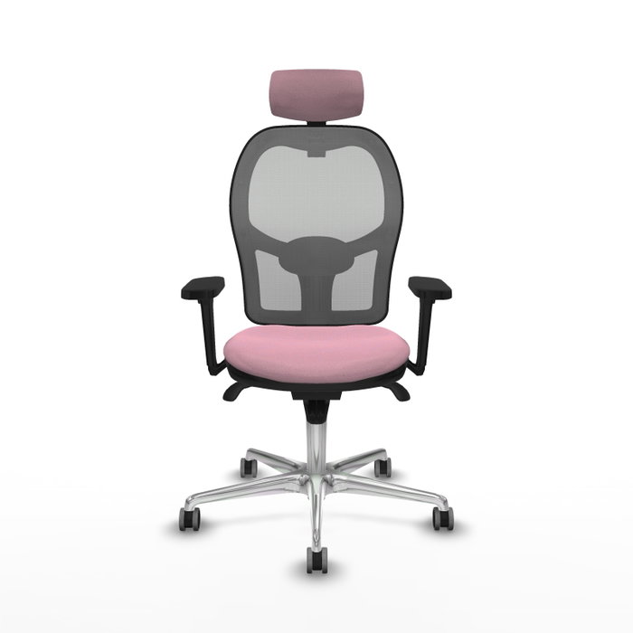 PIQUERAS Y CRESPO Silla de oficina Jorquera Rosa y Gris PIQUERAS Y CRESPO Silla de oficina Jorquera Rosa y Gris
