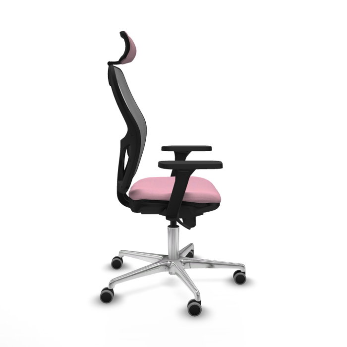 PIQUERAS Y CRESPO Silla de oficina Jorquera Rosa y Gris PIQUERAS Y CRESPO Silla de oficina Jorquera Rosa y Gris