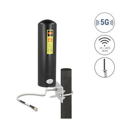 DeLOCK Antena 5G LTE Omnidireccional SMA Negro