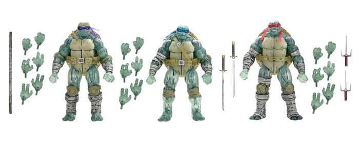 Tortugas Ninja (The Last Ronin) Pack de 3 Figuras Ghost Brothers 18 cm Tortugas Ninja (The Last Ronin) Pack de 3 Figuras Ghost Brothers 18 cm