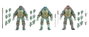 Tortugas Ninja (The Last Ronin) Pack de 3 Figuras Ghost Brothers 18 cm