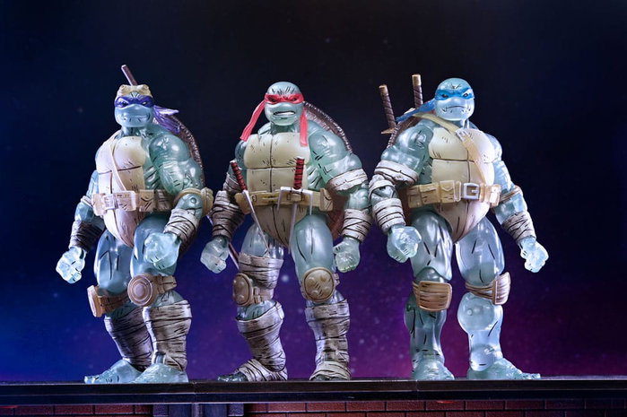Tortugas Ninja (The Last Ronin) Pack de 3 Figuras Ghost Brothers 18 cm Tortugas Ninja (The Last Ronin) Pack de 3 Figuras Ghost Brothers 18 cm