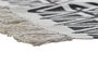 DKD Home Decor Alfombra Boho Blanco Negro 180 x 0.7 x 120 cm Algodón