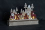 DKD Home Decor Decoración Luminosa LED MDF 22,5x5x17 Surtido de 2