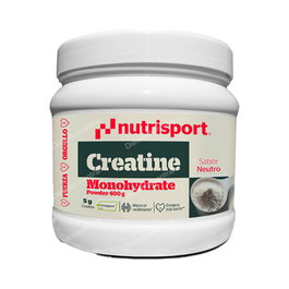 NUTRISPORT Creatina Polvo 400 Gr - Incremento de rendimiento y potencia muscular