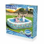 Bestway Piscina Hinchable 3 Camaras Floral 305x183x56 cm