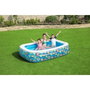 Bestway Piscina Hinchable 3 Camaras Floral 305x183x56 cm