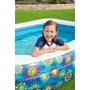 Bestway Piscina Hinchable 3 Camaras Floral 305x183x56 cm