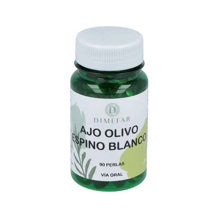 DIMEFAR AJO+OLIVO+ESPINO 90 perlas DIMEFAR AJO+OLIVO+ESPINO 90 perlas