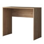 Hanah Home HA114 - 2671 Mesa de Estudio Tablero de Partículas Melaminado Nogal 90x73x40cm
