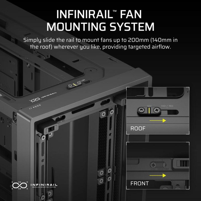 Corsair FRAME 4000D Midi Tower Negro