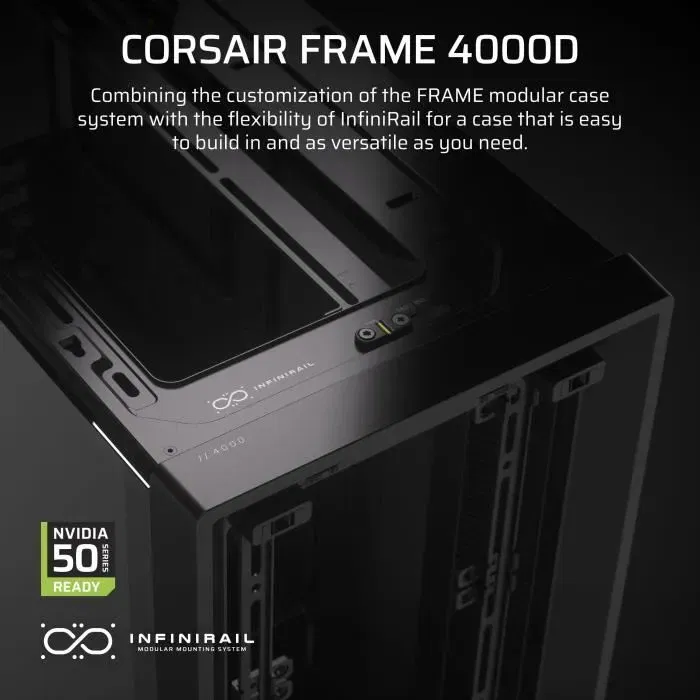 Corsair COR0840440485551 Caja PC Semitorre Serie 4000D Negra