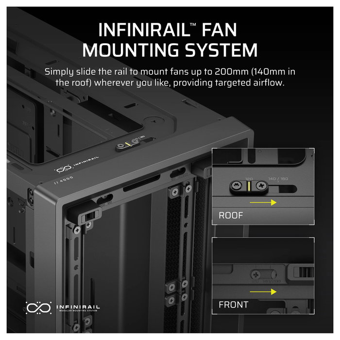 Corsair 4000D Frame Negro Torre Media PC Case (CC-9011290-WW)