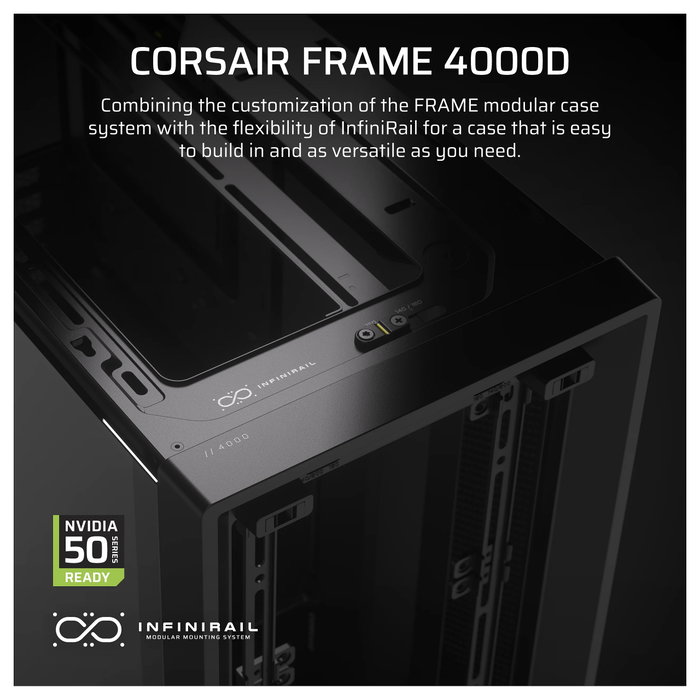 Corsair 4000D Frame Negro Torre Media PC Case (CC-9011290-WW)