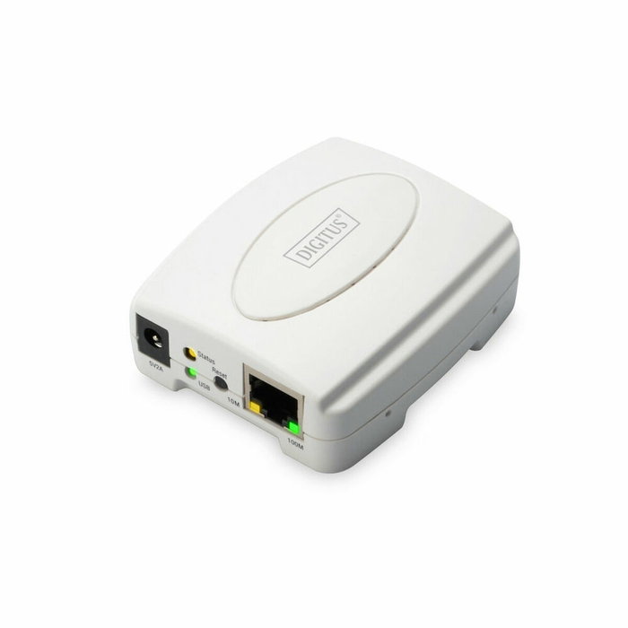 Digitus DN-13003-2 Servidor de Impresión Fast Ethernet USB 2.0 Blanco