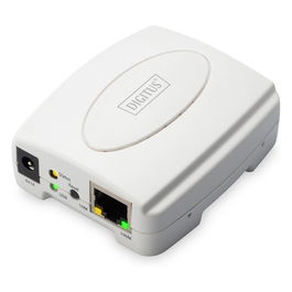 Digitus DN-13003-2 Servidor de Impresión USB 2.0 Fast Ethernet, TCP/IP, IPX/SPX, NetBEUI, AppleTalk