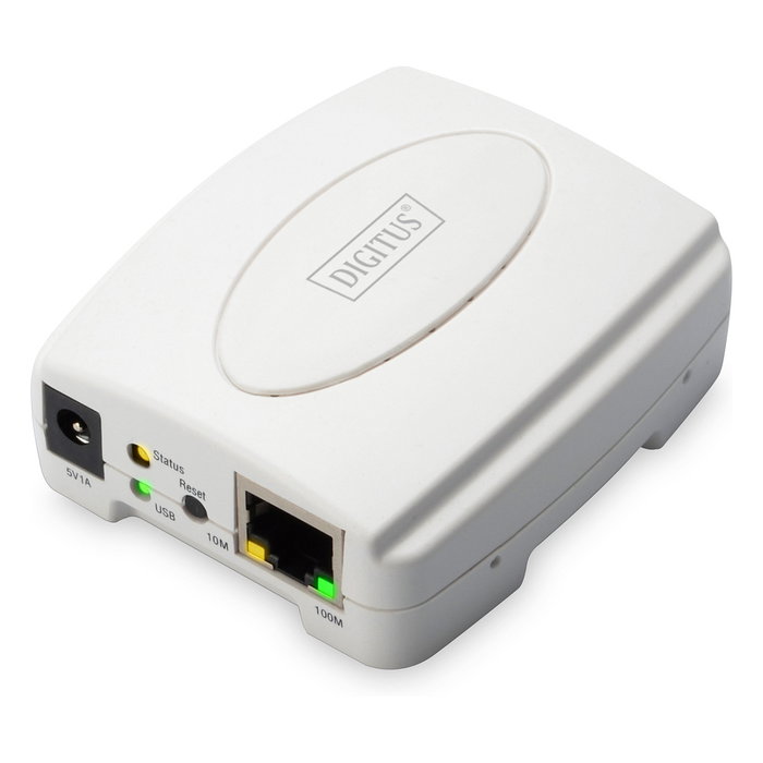 Digitus DN-13003-2 Servidor de Impresión USB 2.0 Fast Ethernet, TCP/IP, IPX/SPX, NetBEUI, AppleTalk Digitus DN-13003-2 Servidor de Impresión USB 2.0 Fast Ethernet, TCP/IP, IPX/SPX, NetBEUI, AppleTalk