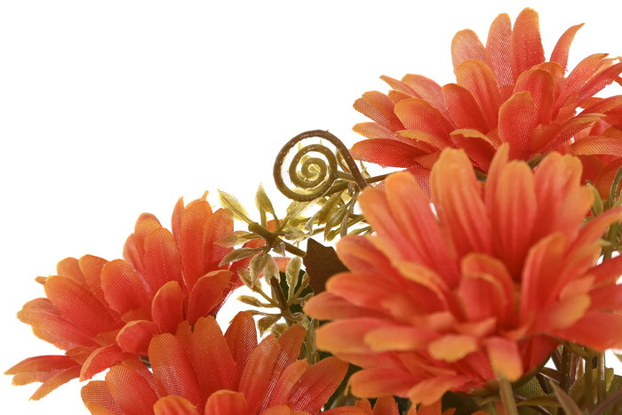 DKD Home Decor Rama 12 Unidades Amarillo Naranja 16 x 35 x 16 cm