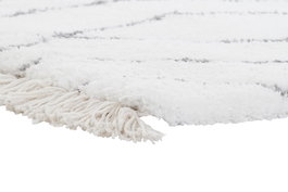 DKD Home Decor Alfombra Scandi Blanco Gris 180x120 cm