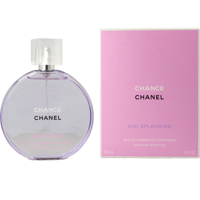 Chanel - Chance Eau Splendide Aceite Seco para el Cuerpo y el Cabello, Fragancia Floral Vibrante, 150 ml