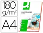 Q-connect Papel Fotográfico Glossy DIN A4 180gr Alta Calidad para Ink-jet Bolsa 50 Hojas