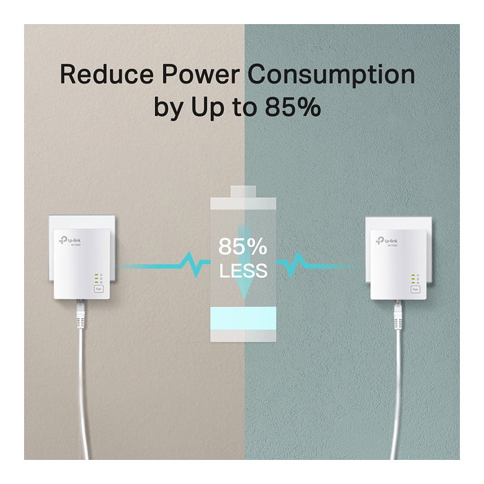 TP-Link TL-PA717 KIT AV1000 Gigabit Powerline Starter Kit con 2 Adaptadores, Hasta 1000 Mbps