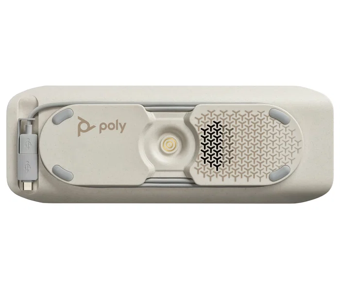 HP Poly Poly Sync 40+ Kit Manos Libres Bluetooth con Adaptador USB-A, Negro/Plata