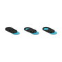 DeLOCK Pack de 3 protectores de cámara web para portátil, tableta y smartphone, Negro