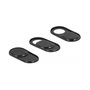 DeLOCK Pack de 3 protectores de cámara web para portátil, tableta y smartphone, Negro