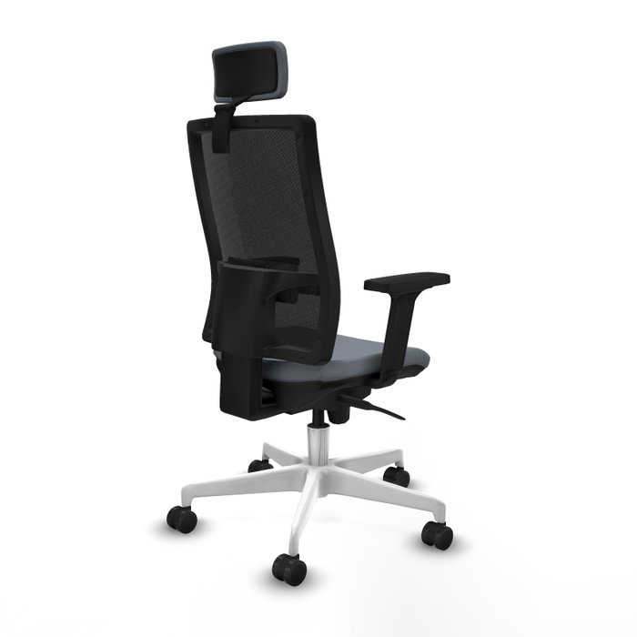 PIQUERAS Y CRESPO Silla de oficina Horna Gris y Negro con mecanismo Sincro PIQUERAS Y CRESPO Silla de oficina Horna Gris y Negro con mecanismo Sincro