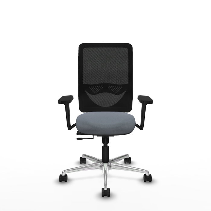 PIQUERAS Y CRESPO Silla de oficina Zulema con mecanismo Sincro/Traslack, Gris y Negro PIQUERAS Y CRESPO Silla de oficina Zulema con mecanismo Sincro/Traslack, Gris y Negro