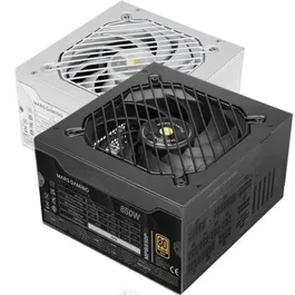 Mars Gaming Fuente de Alimentación MPB850PSI 850W 80 Plus Gold ATX 3.1 PCIe 5.1 Modular Ventilador 14cm